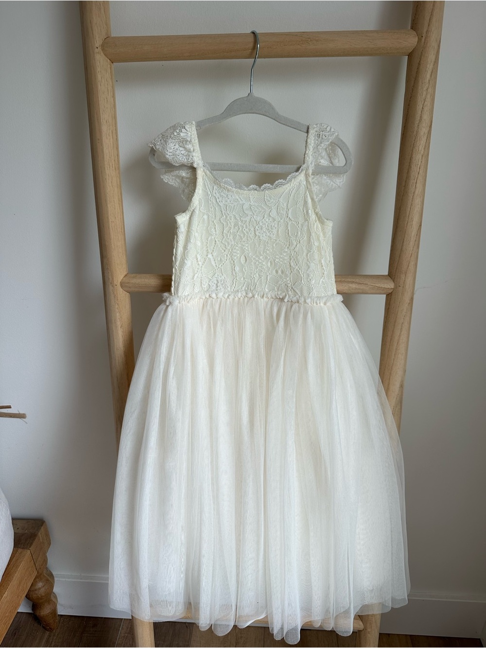 Noralee Ivory Lace & Tulle Girl's Dress